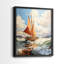 NAUTICAL Series CCCCXX - Impression encadrée de qualité supérieure - Prêt à être accroché - Aucun clou requis-523623076-523623074