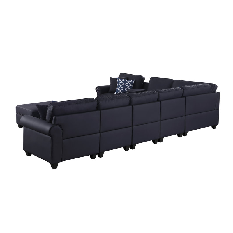 Ella 151.25, Black Faux Leather