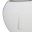Deboise Handmade White Face Design Ceramic Table Vase for Living Room Decoration, Modern Vase Home Decor
