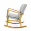Solid Wood Rocking Chair with Cushion-1481441140-1481441097