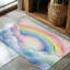 Tapis tressé arc-en-ciel-1977027452