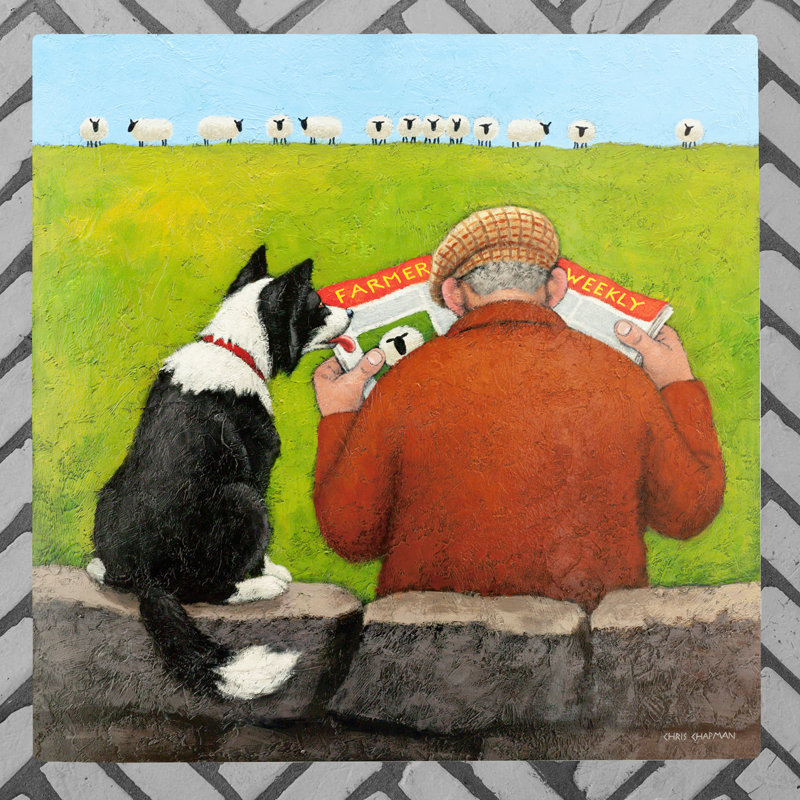 C.CHAPMAN Coastal Wall Decor on Ceramic