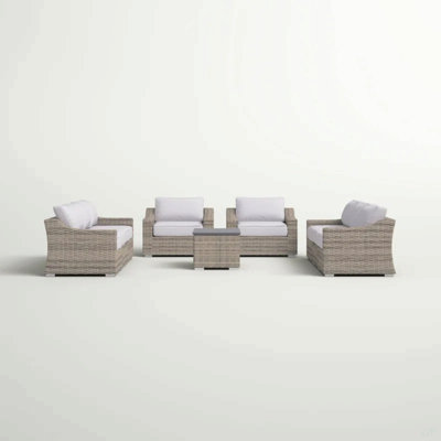 All-Weather Wicker 8-Piece Patio Sectional Set – Pre-Assembled With Cushions
