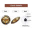 Horloge murale vitrail libellule 12 po