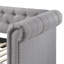 Justice Smoke Grey Fabric Daybed W/Trundle (Twin)