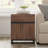 Aadam Modern End Table With 1 Drawer & 1 Storage Cabinet-622991934