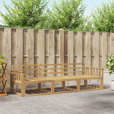 249.5cm Wide Patio Sectional Set