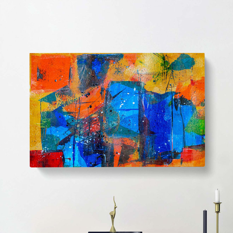 Abstract Art Painting Vol.333 by S.Johnson - Wrapped Canvas, 35cm H x 50cm W x 3cm D
