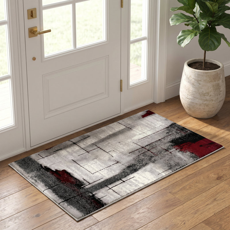 Dillup-Jones Abstract Indoor Rug, Runner 2'3" x 5'