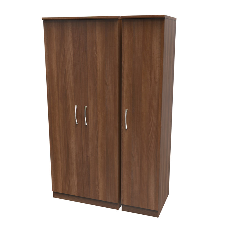 Dekyn Manufactured Wood Wardrobe, Noche Walnut