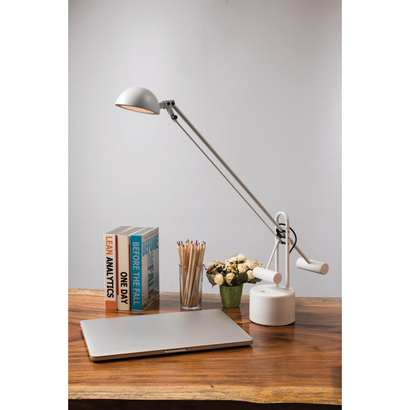 Chappel Adjustable Metal Lamp, White