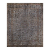 Yamani One-of-a-Kind 8' X 10' New Age Wool Area Rug Grey