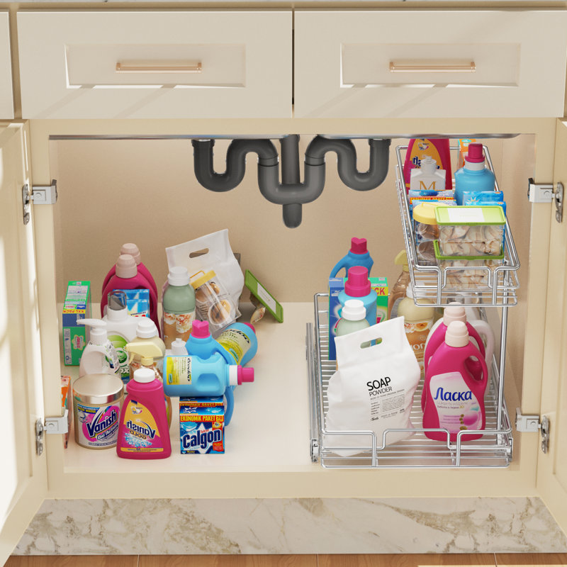 Breylee Pull Out Drawer, 14.9" H x 10.5" W x 16.5" D