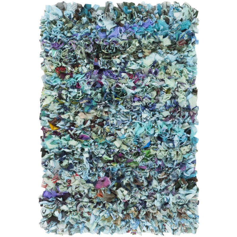 Cudney Shag Hand Woven Performance Rug, Rectangle 3' x 5'