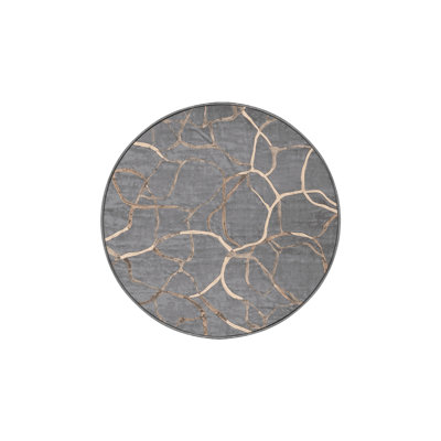 Machine Washable Gray Area Rug
