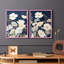 «FLORAL Series CCCCLIV», reproduction encadrée de qualité supérieure - prête à être accrochée - aucun clou requis - aucun clou requis-520122668-520122658