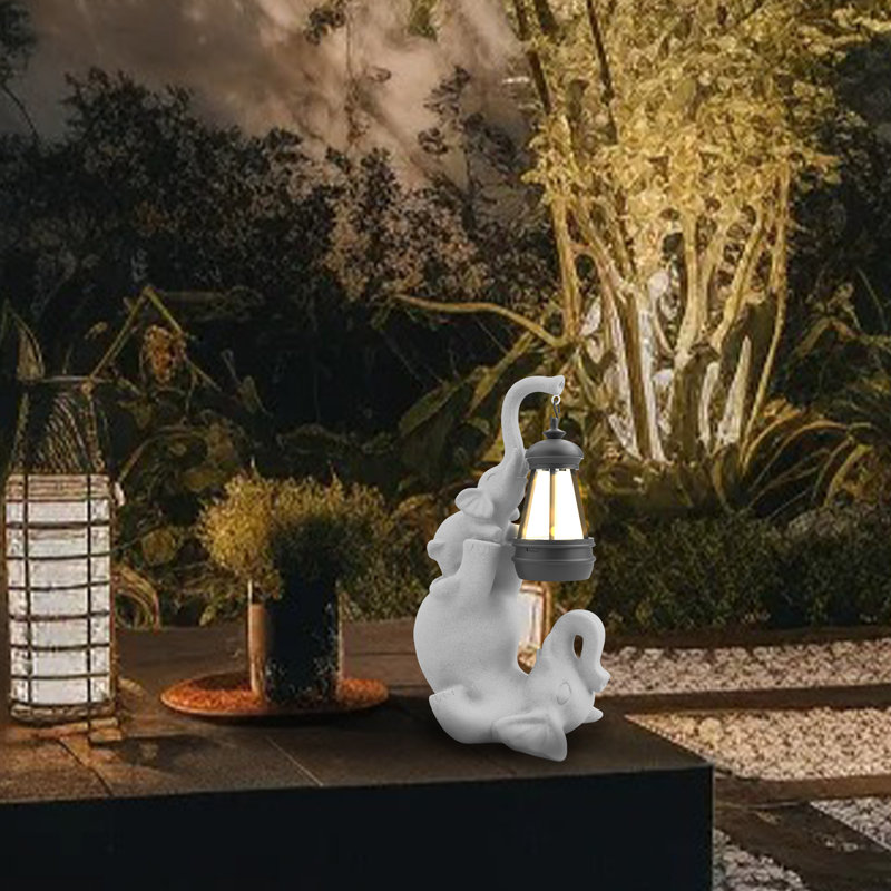 Resin Garden Statue, White