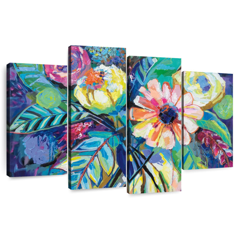 Harnek Floral Happiness, 54" H x 84" W