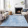 Premium Machine Washable Arnette Blue Rug