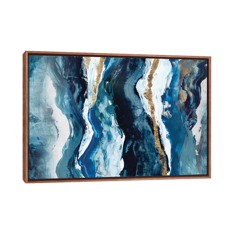«Effectus II» par Isabelle Z - reproduction d'art sur toile tendue, H 18 po x l 26 po, Impression encadrée, Bois classique