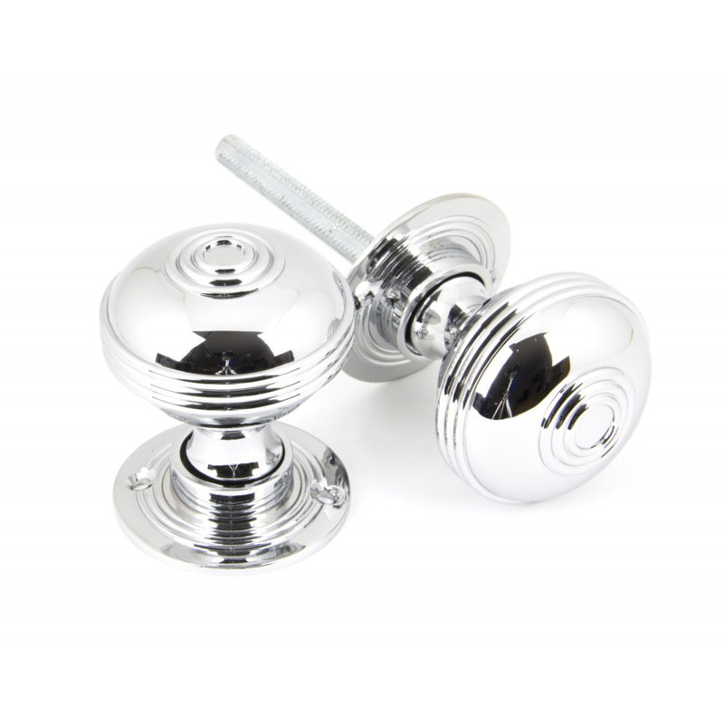 Prestbury Dummy Knobset, Polished Chrome