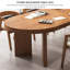 Modern Brown Oval Solid Wood Conference Table-130119366