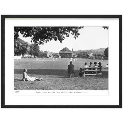 Godstone, Cricket On The Village Green C1955 by Francis Frith - Single Picture Frame Print