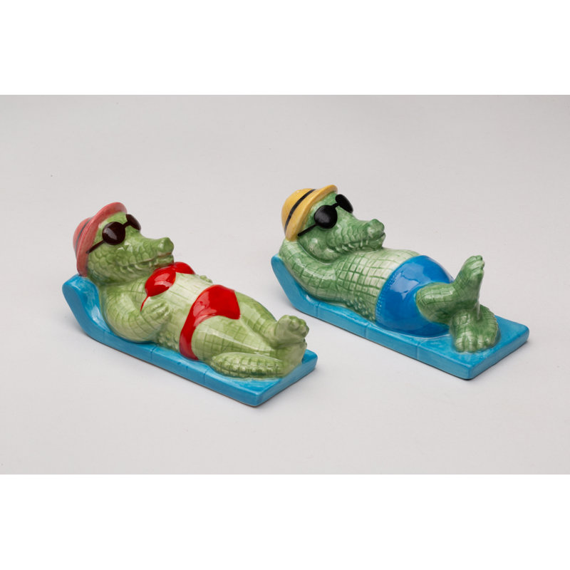Ensemble salière et poivre alligator Cosmos