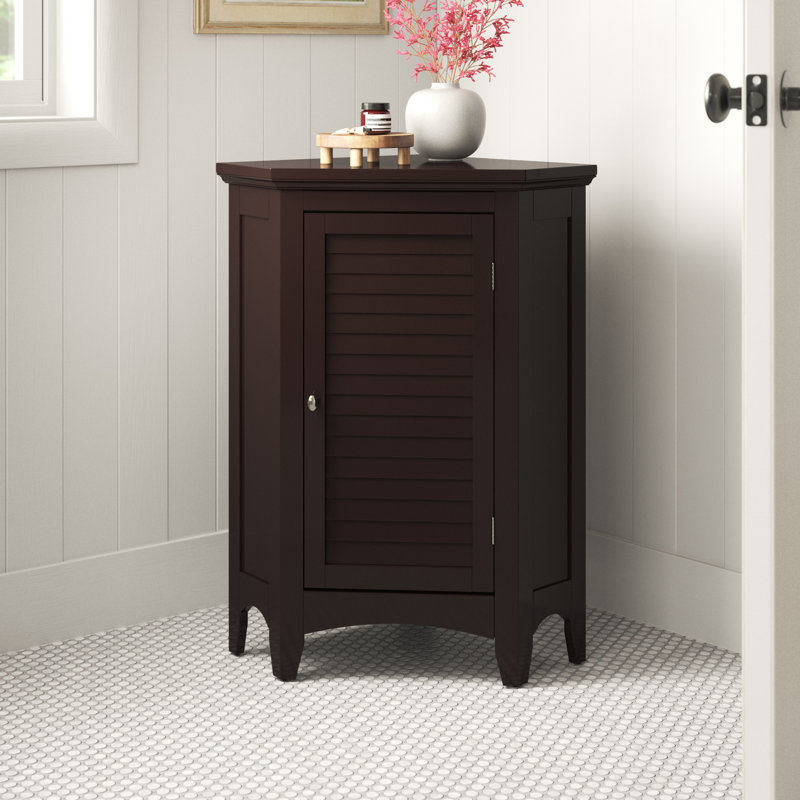 Armoire de rangement autoportante Zal, Espresso foncé