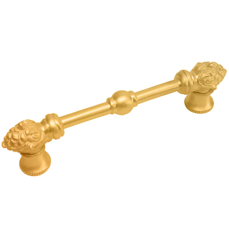 Bienvenue 3 inches c.c. pull in Gilded Mercury, 5"