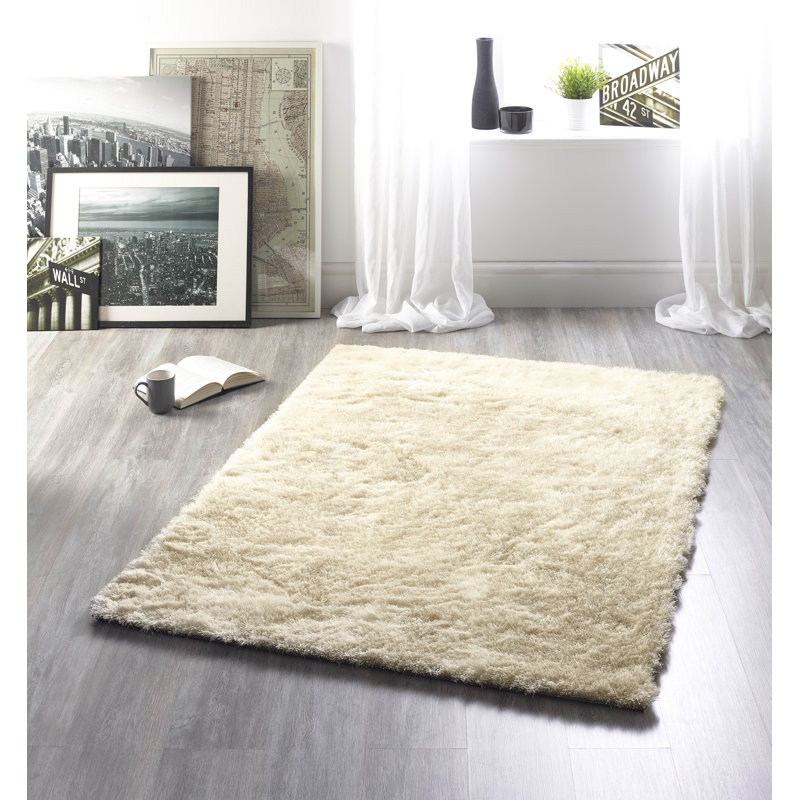 Sinead Solid Colour Hand Woven Area Rug, Rectangle 120 x 170cm