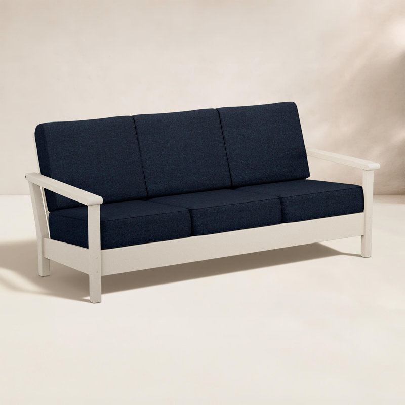 Harbour Deep Seating Sofa, Marine Indigo, Sand