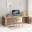 Bureau rectangulaire en bois massif Burlywood-757130292