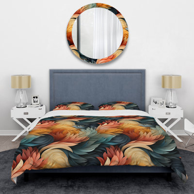 Ensemble de housse de couette Earthy Tones Natures Palotan Botanical Plants I - Floral