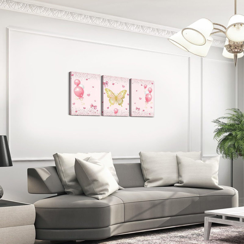 3 Piece Wrapped Canvas Wall Art