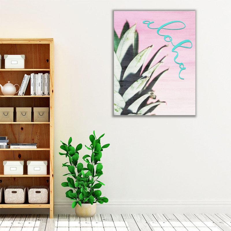 Aloha - reproduction d'art sur toile, H 30 po x l 24 po