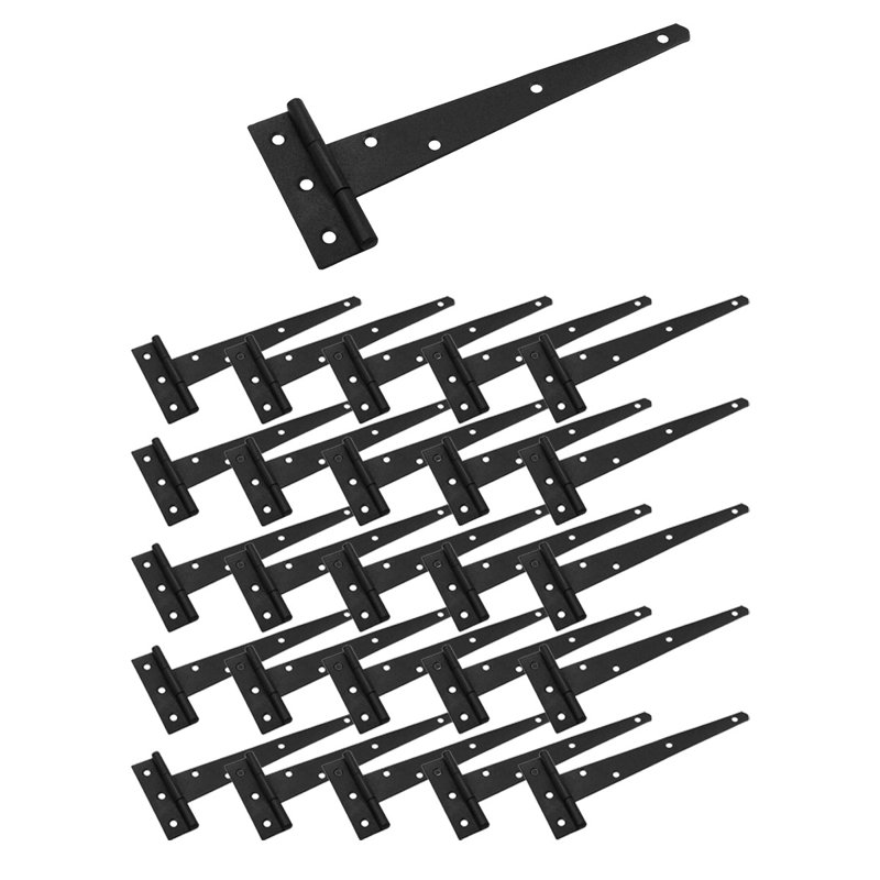 Charnière de porte simple à fixation en surface h 3,38 po x l 9 po