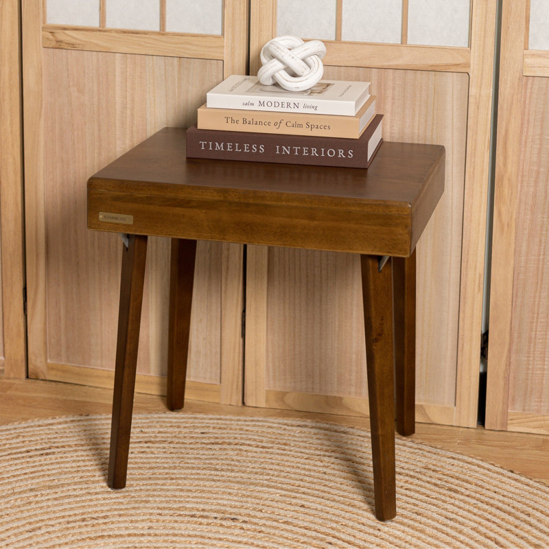 Stakmore Folding Occasional Table, Fruitwood, Fruitwood