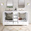 Ensemble de meuble-lavabo autoportant 60 po avec lavabo double 60 po-1693479952