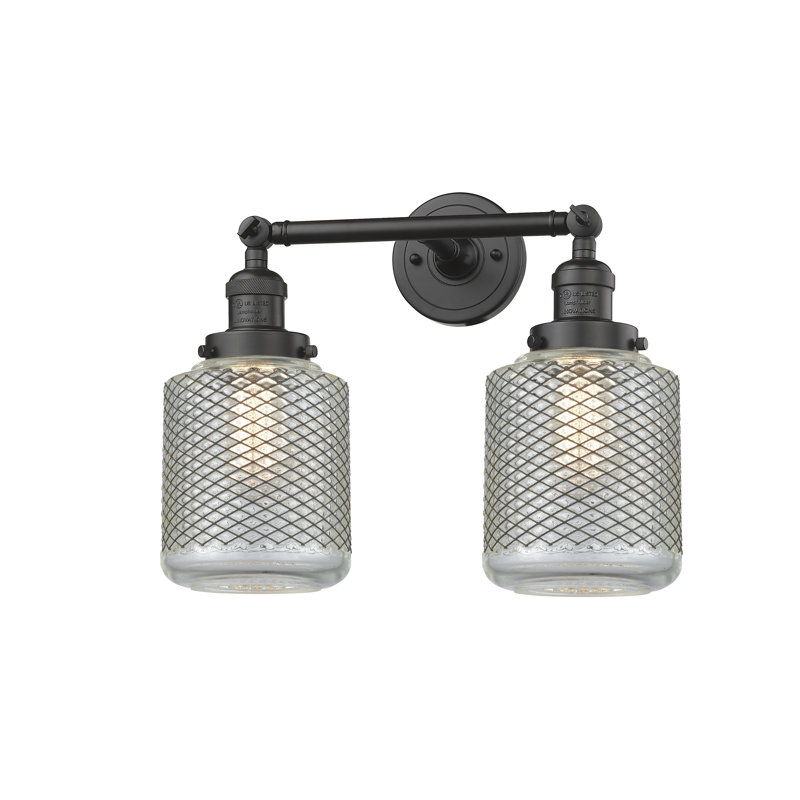 Éclairage pour salle de bain à intensité variable 2 lumières Iyana, Ampoule DEL 6 watts Vinage, Bronze huilé
