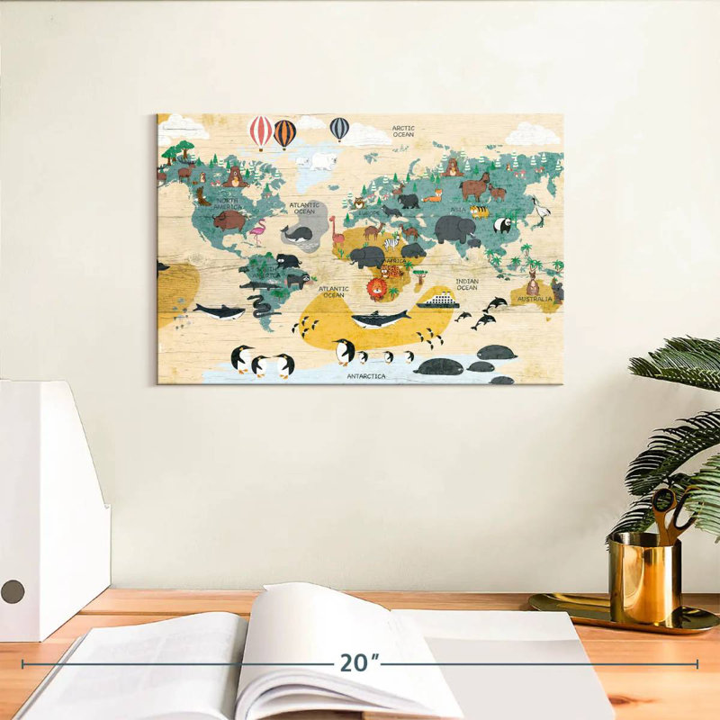 Aliaz Animals Around The World, 8" H x 12" W