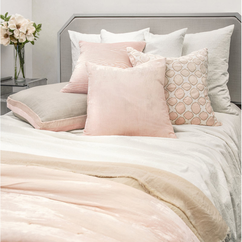 Tile Square Pillow Cover & Insert, Blossom