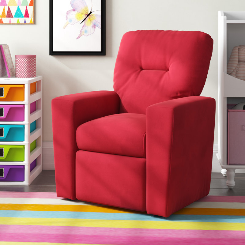 Fauteuil inclinable pour enfant Haubert, Rouge