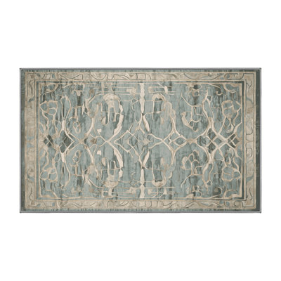 Tapis brun lavable à la machine