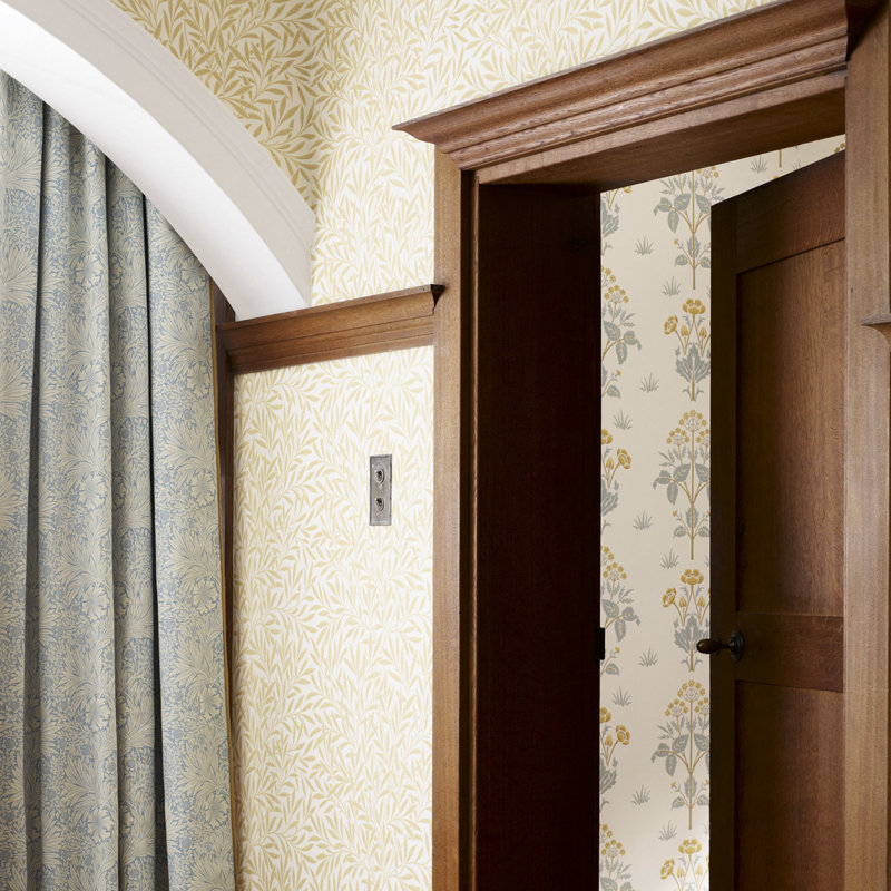 Willow 10.05m x 52cm Matte Wallpaper Roll, Natural
