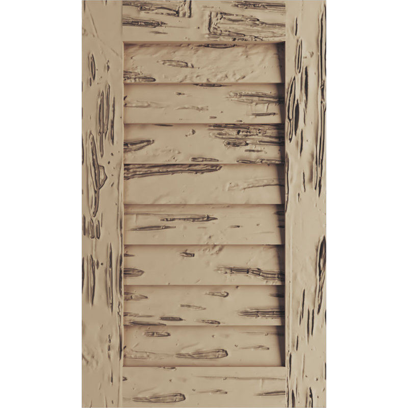 Évent rectangulaire en faux bois Timberthane, Cyprès Pecky, H 33 po x l 26 po x L 1 po