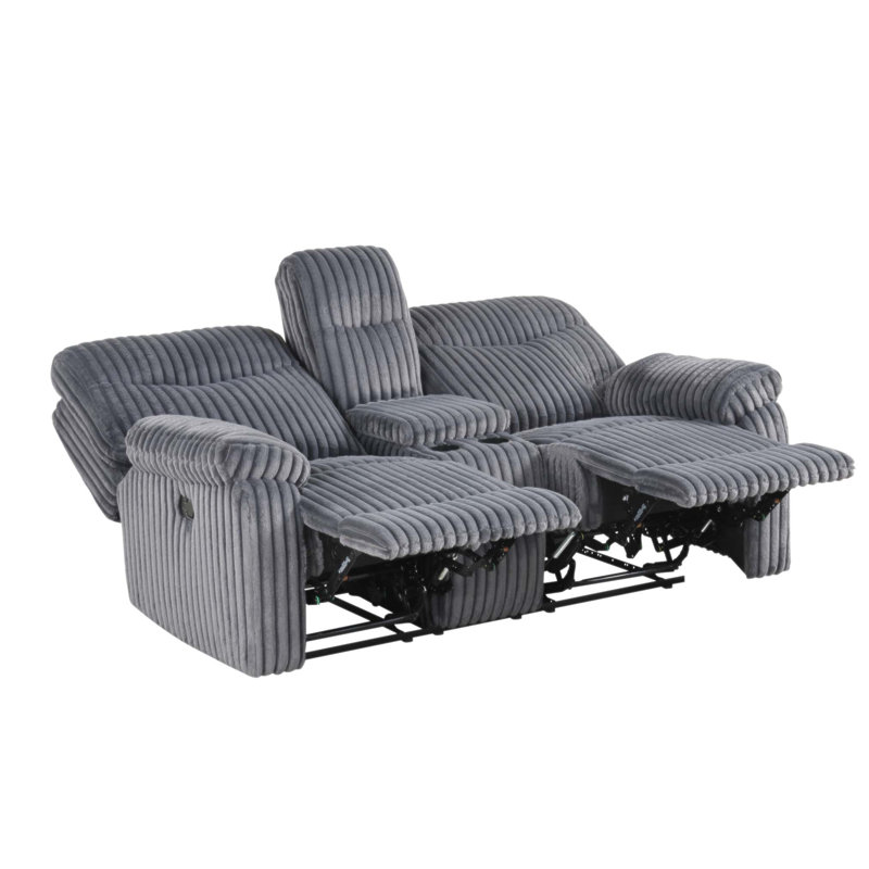 Causeuse confortable avec rembourrage de chaise longue, rangement intégré et fonction d'inclinaison pour une détente ultime