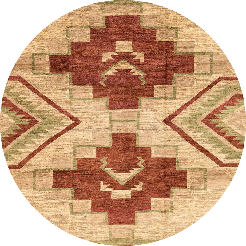 Tapis abstrait moderne 3283, Rond 5 pi