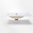 Comptoir de meuble-lavabo simple 30 po blanc avec lavabo et trou de robinet simple