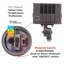 Projecteur à lumière blanche intégrée à DEL 50 watts avec projecteur à DEL de 50 watts intégré